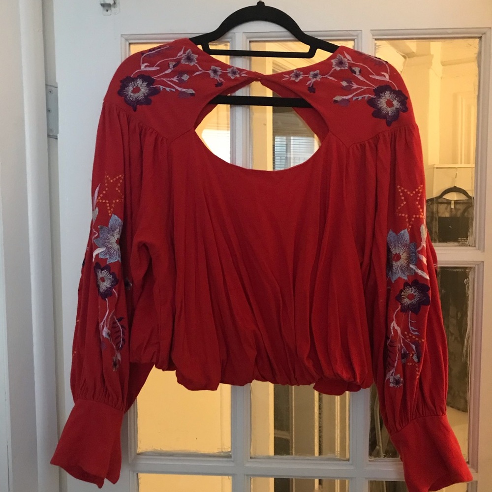 Free People Long Sleeve Blouse